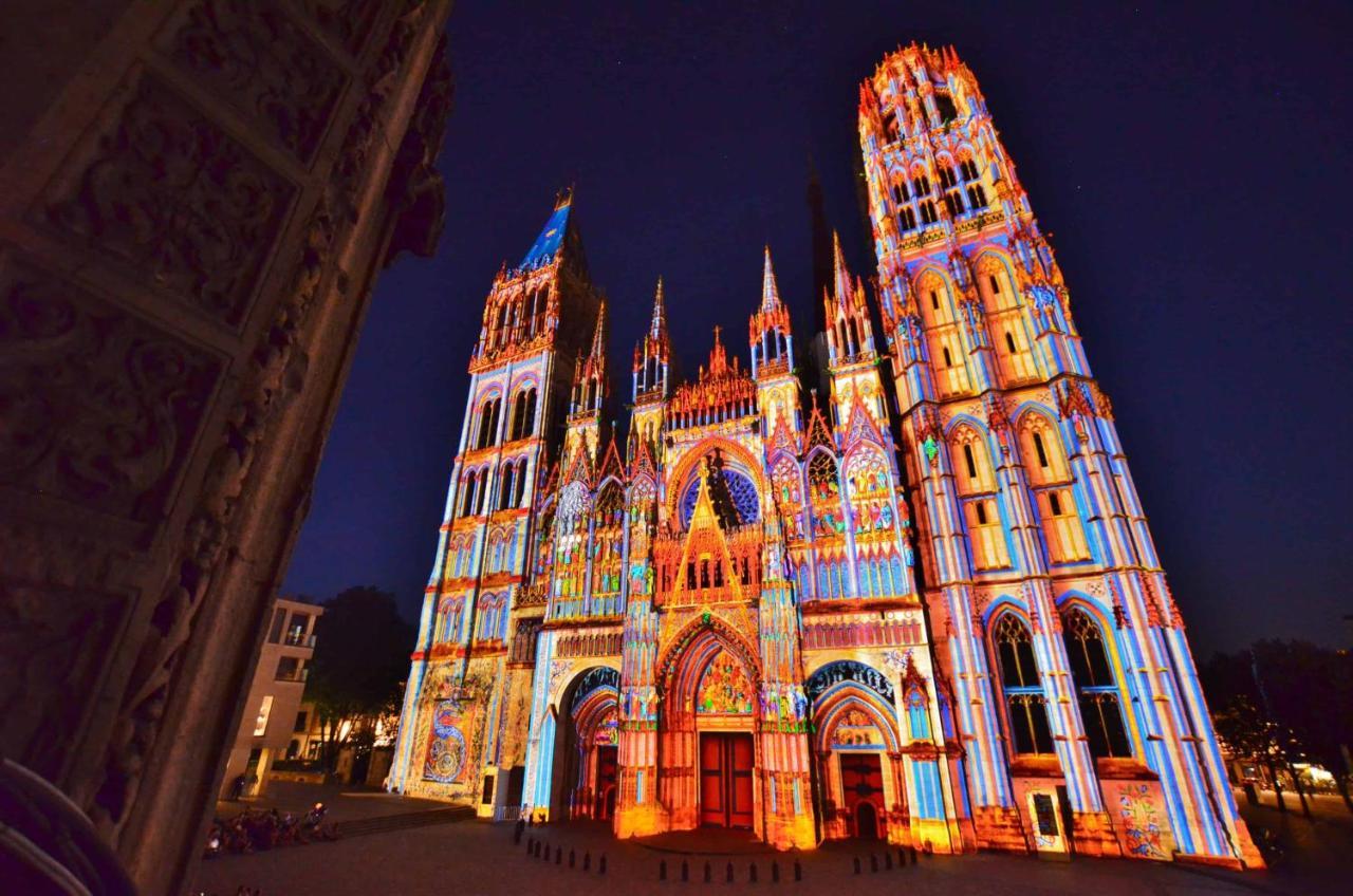 Rouen - Appartements - Centre Historique - Tout Confort - Internet Fibre Bagian luar foto